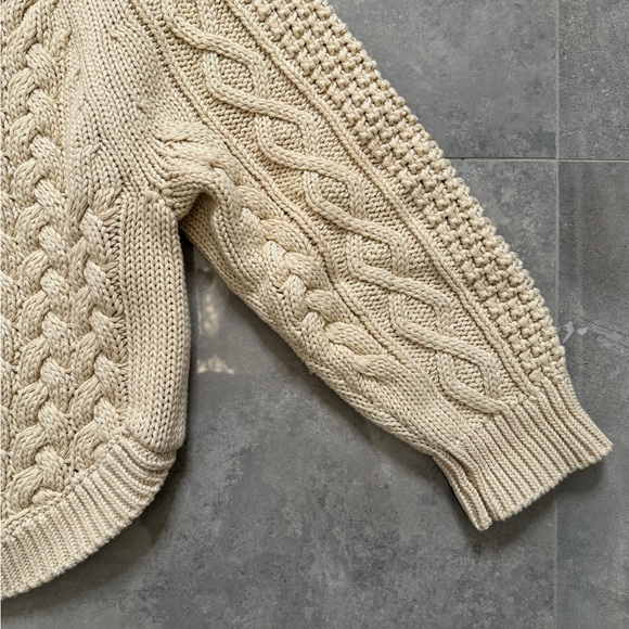 Michael Kors Tan Cable Knit Sweater XS - Picture 5 of 10